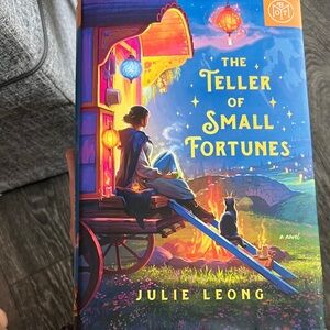 The Teller of Small Fortunes - BOTM hardback Novel Blue Illustrated Cover